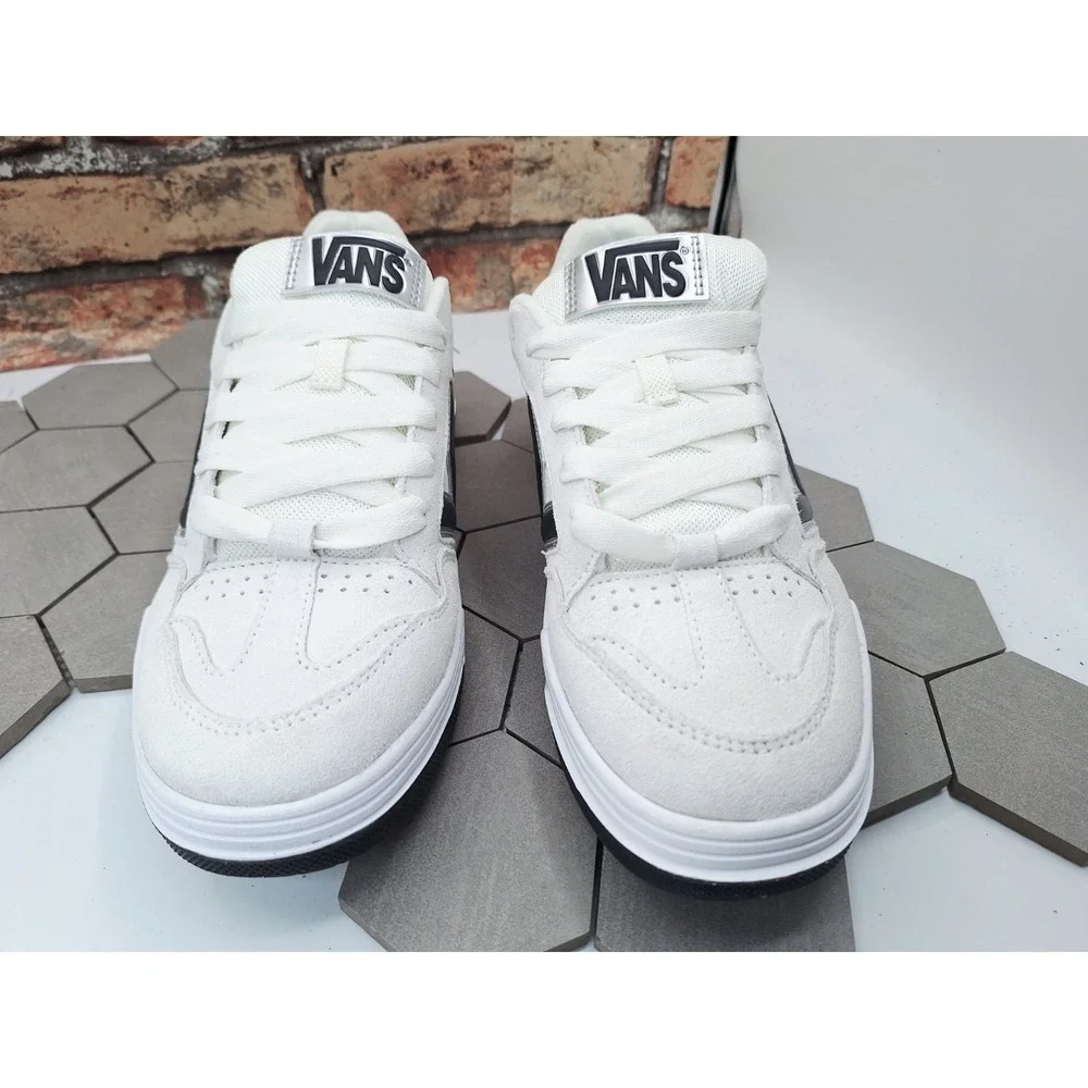 VANS Upland Suede White Black Offwhite Skate Sneaker Men's US Size 11